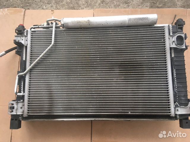 Радиатор конд + охлаждения в сборе Merc W203