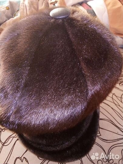 Меховая мужская кепка