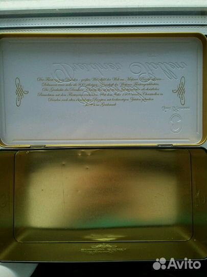 Коробочка от сладостей Европа