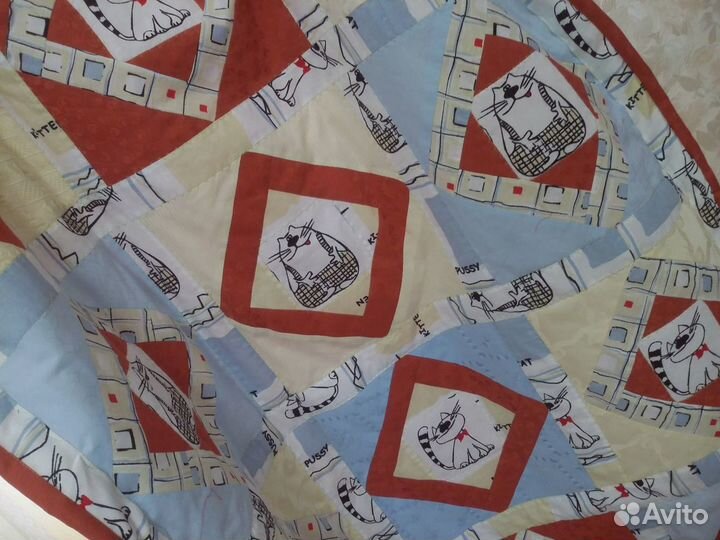Детское одеяло пэчворк ручная работа