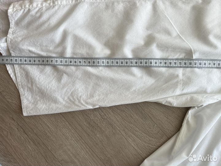 Рубашка белая женская Zara и Mango 44-46