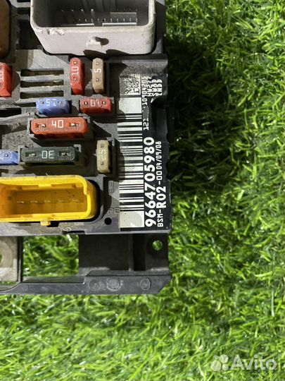 Блок предохранителей реле citroen c4