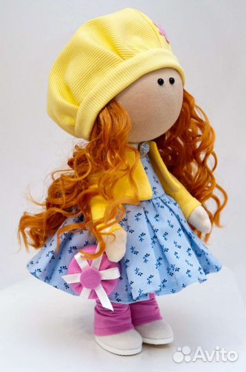 Кукла текстильная