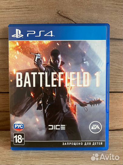 Диск Battlefield 1 ps4
