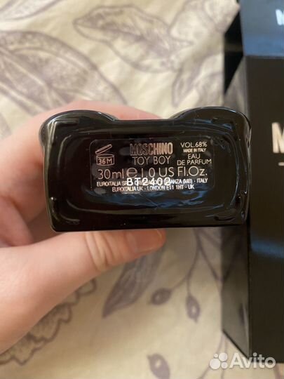 Духи moschino toy boy 30 мл остаток