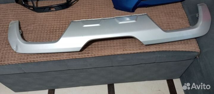 Накладка на задний бампер vesta cross