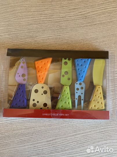 Набор сырных ножей,горшочки,ваза и тд
