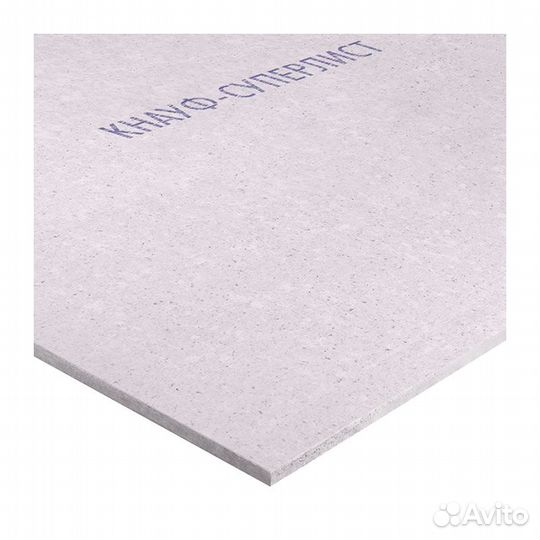 Гипсоволокнистый лист Knauf влагостойкий, прямая к