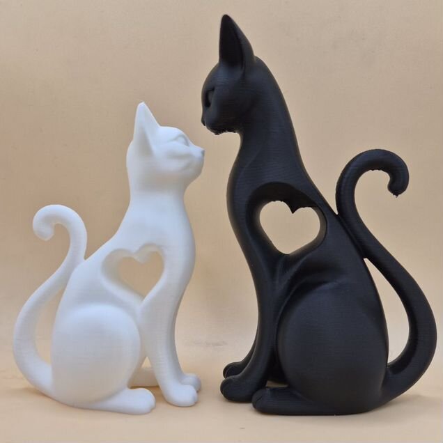 2 Статуэтки. Кошки. Любовь, декор