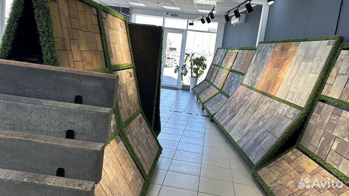 Тротуарная плитка и поребрик заказ от 120 м2