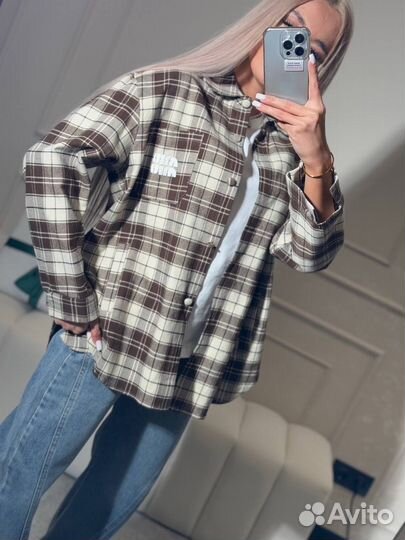 Рубашка miu miu