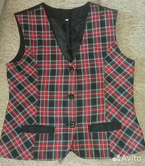Школьный жилет для девочки 40 размер
