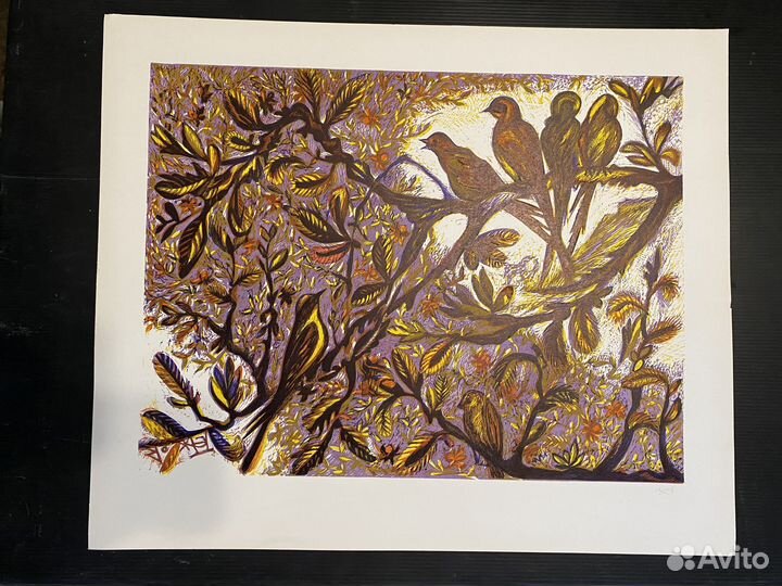 Линогравюры разные 1980-е годы