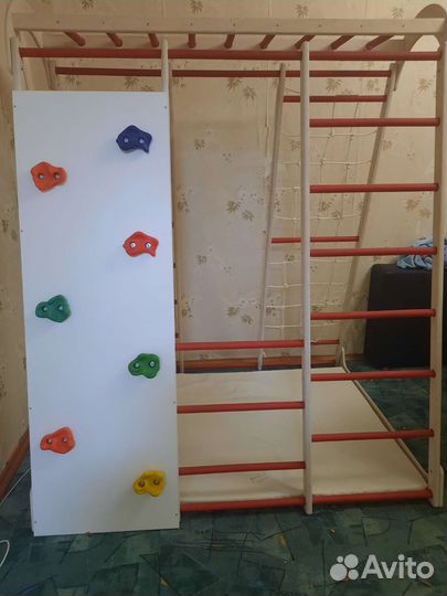 Детский спортивный комплекс деревянный