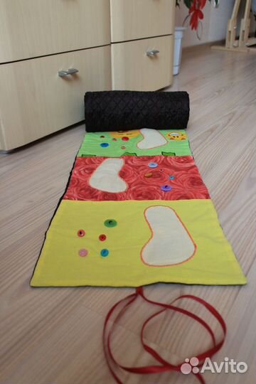 Детский массажный коврик ручной работы