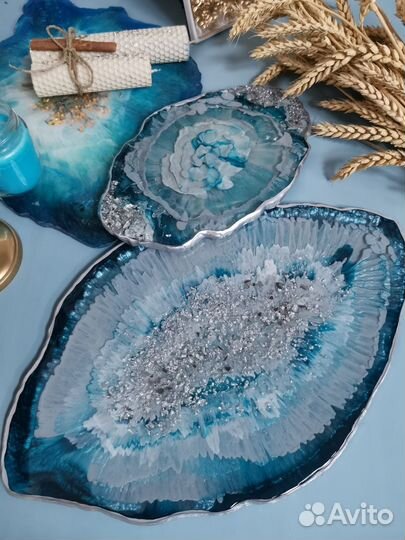 Поднос сервировочный подстаканники