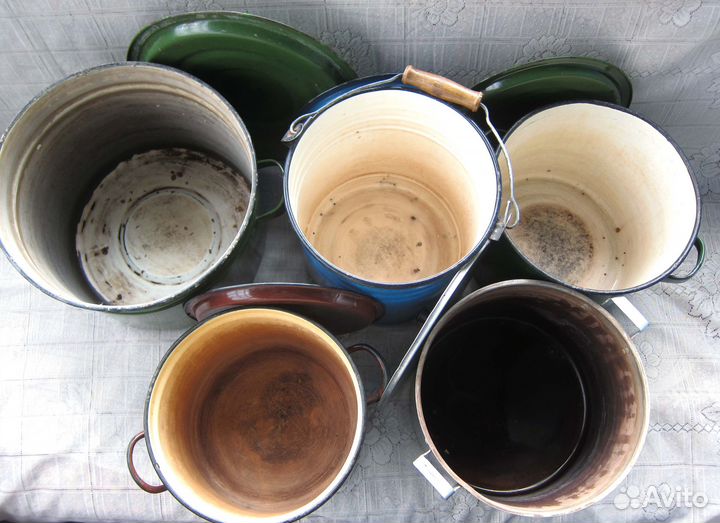 Кастрюли и ведра