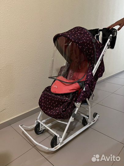 Коляска санки