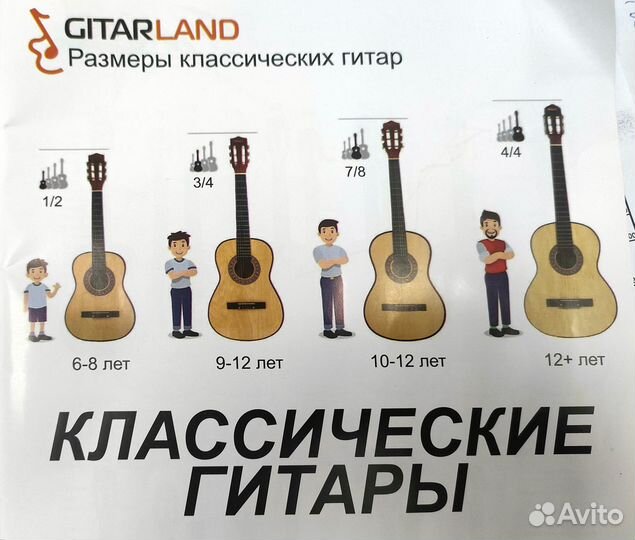 Классическая гитара 4/4