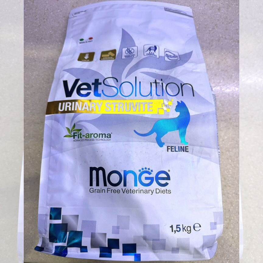 Сухой корм для кошек Monge Vet Solution Urinary St