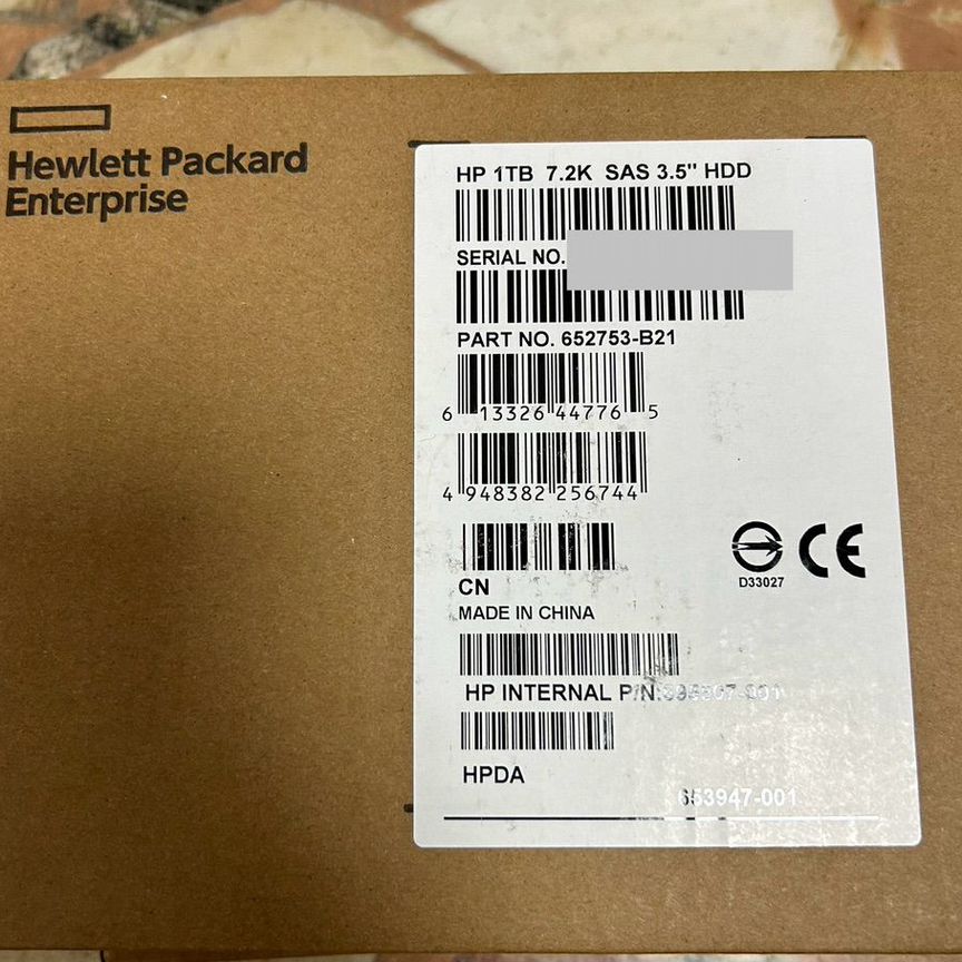 [652753-B21] Жесткий Диск Hp 1tb Sas653947-001
