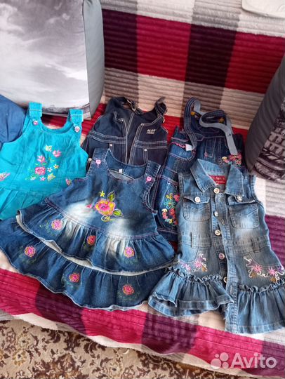 Сарафаны джинсовые