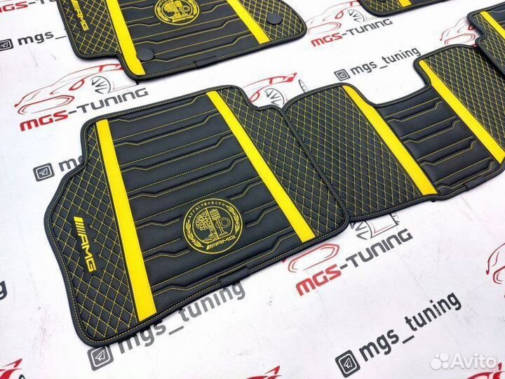 Коврики в салон Mercedes AMG GT C190 амг гт