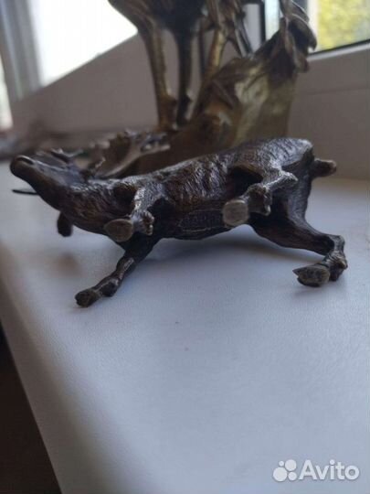 Статуэтка. Бронза. СССР. Антиквариат. Империя