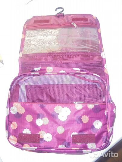 Дорожная косметичка 24 х 18.5 х 9 см на липучках