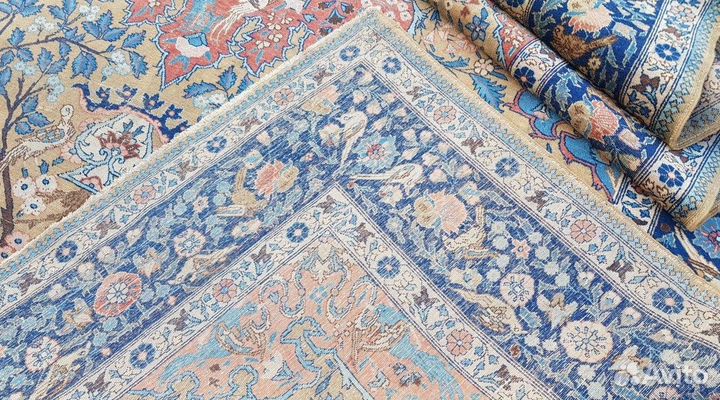 Иранский ковер 300 на 410 XIX век