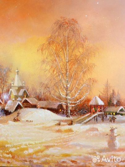 Картина Пейзаж Владимир Жданов, Масло 40Х60