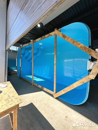 Бассейн из полипропилена 8х3х1,5