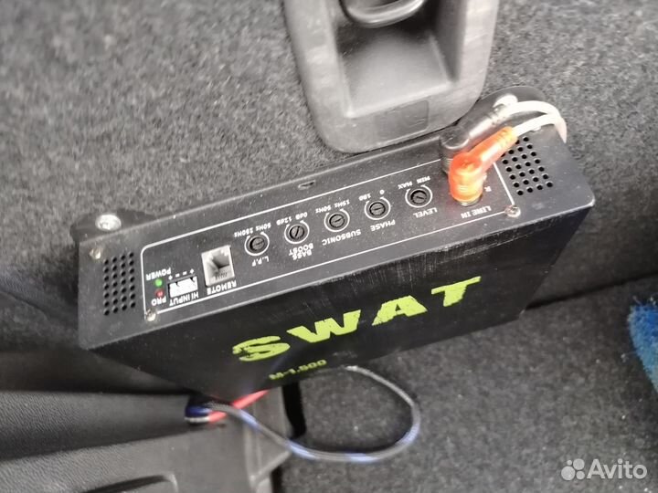 Сабвуфер magnum и усилитель swat