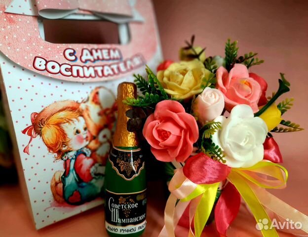 Букет цветов из мыла