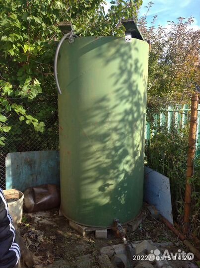 Бочка металлическая для полива