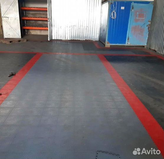 Модульная плитка для гаража