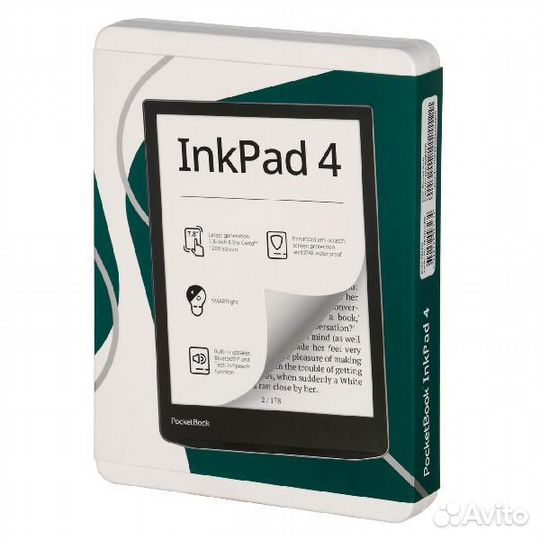 Электронная книга pocketbook ink pad 4 pb743g-u-ww s