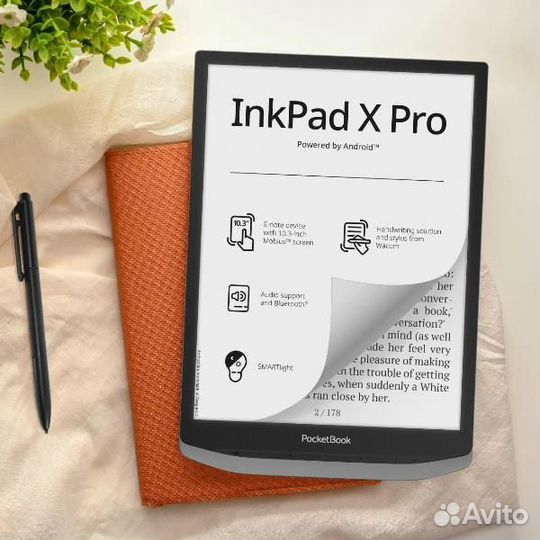 Электронная книга pocketbook pb1040d inkpad x pro mist grey