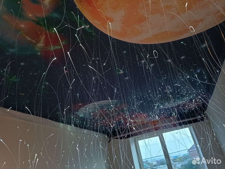 Натяжные потолки звёздное небо