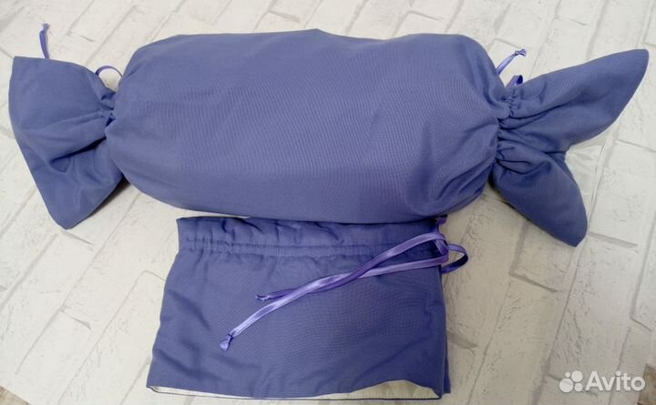 Комплект штора+ прихват+ подушки- Конфетки