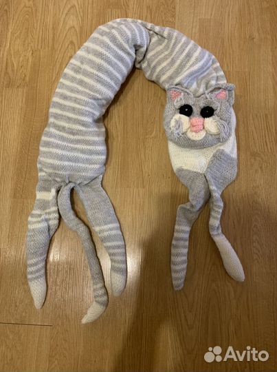 Кот- подушка меринос новый р-р 1 м ручная работа