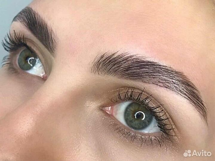 Окрашивание + ламинирование бровей