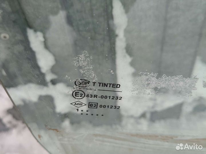 Стекло переднее правое Renault Logan 1
