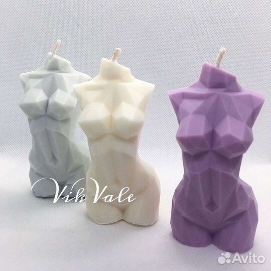 Свечи восковые женское тело свечи ручной работы