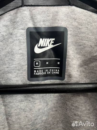 Nike tech fleece зип худи серый M XL