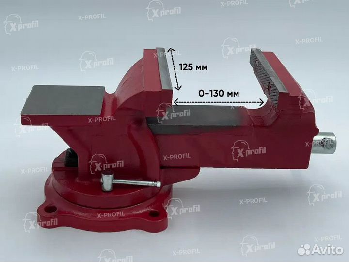 Тиски слесарные 125 мм