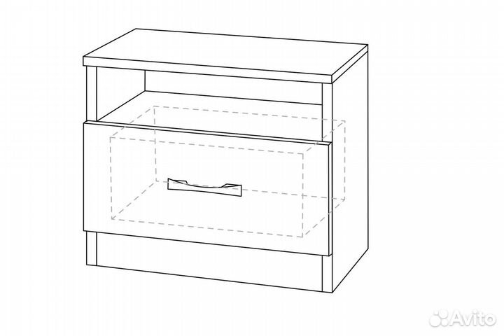 Тумба прикроватная Осло М 3