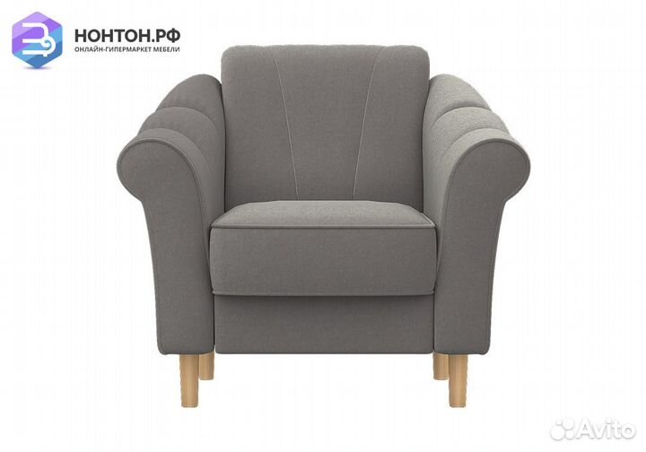 Кресло Ника серое