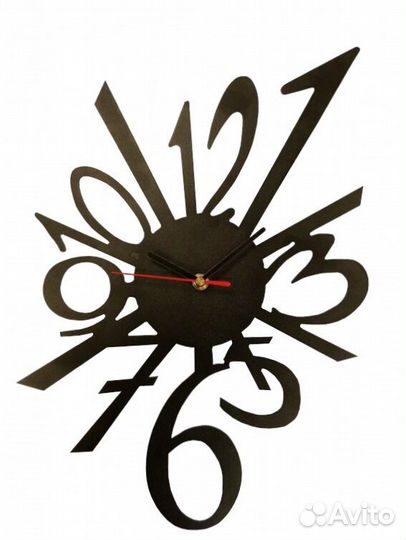 Часы лазерная резка по металлу