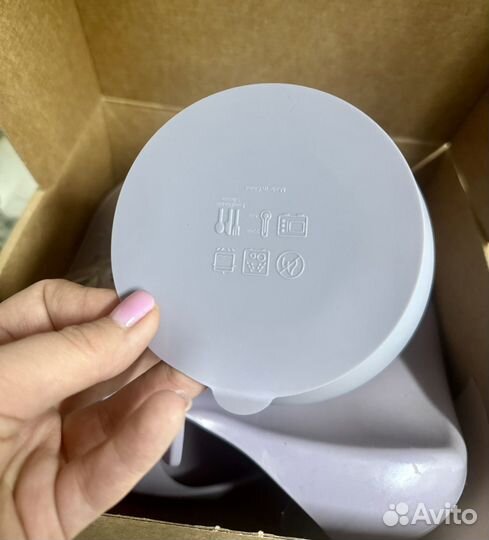 Детский силиконовый набор посуды neonate